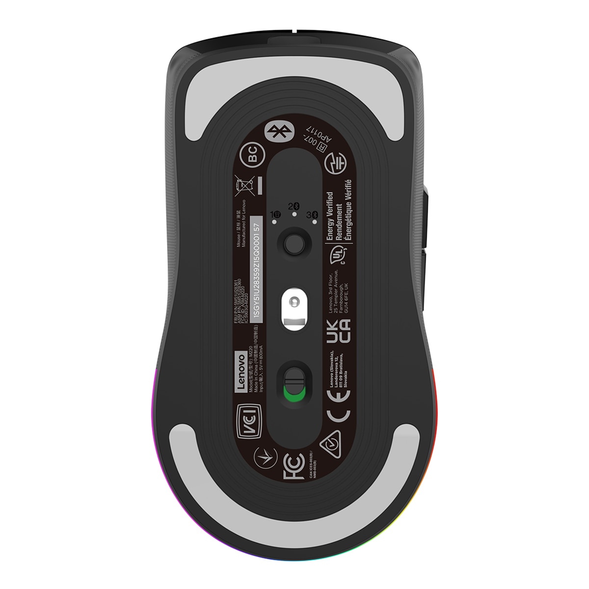 Ratón Gaming Lenovo Legión M220 Wireless RGB - Negro Negro-5