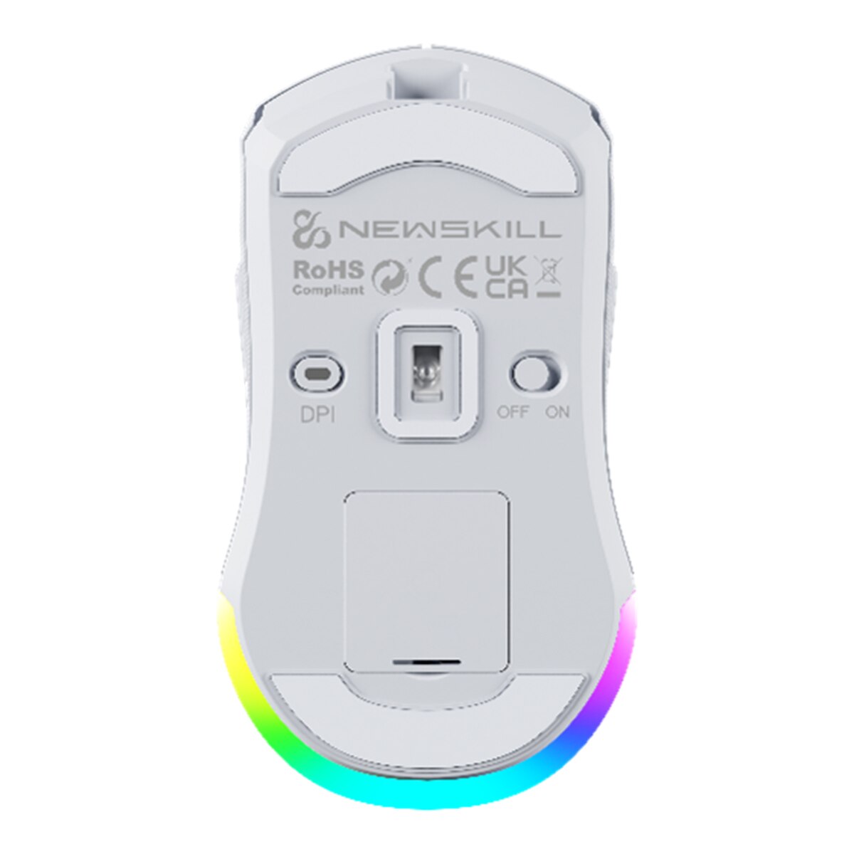 Ratón Gaming Newskill Chiron Pro inalámbrico 16000 dpi con 8 botones programables - Blanco Blanco-3
