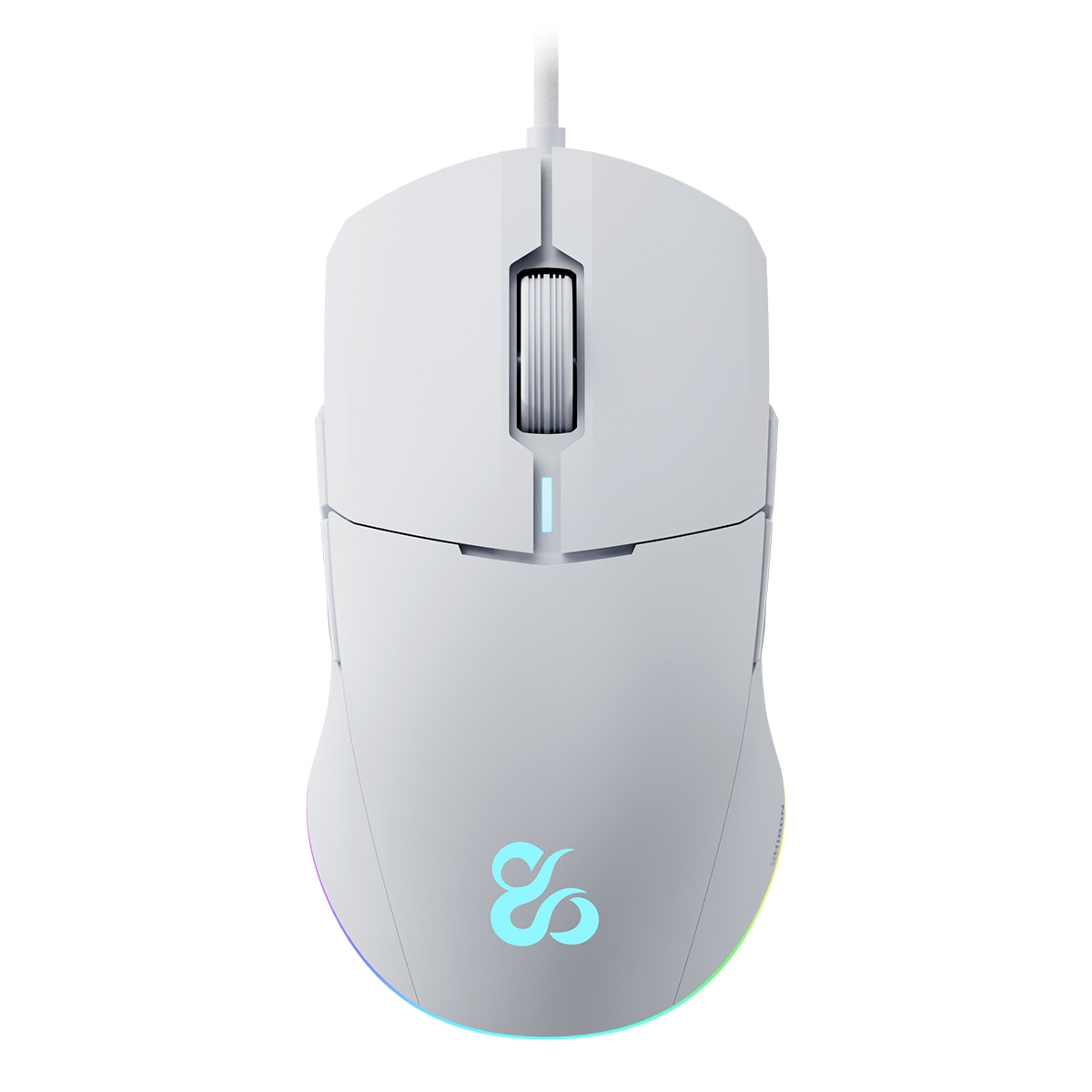 Imagen 0 de Ratón Gaming Newskill Chiron con cable 8000 dpi y 8 botones programables Blanco