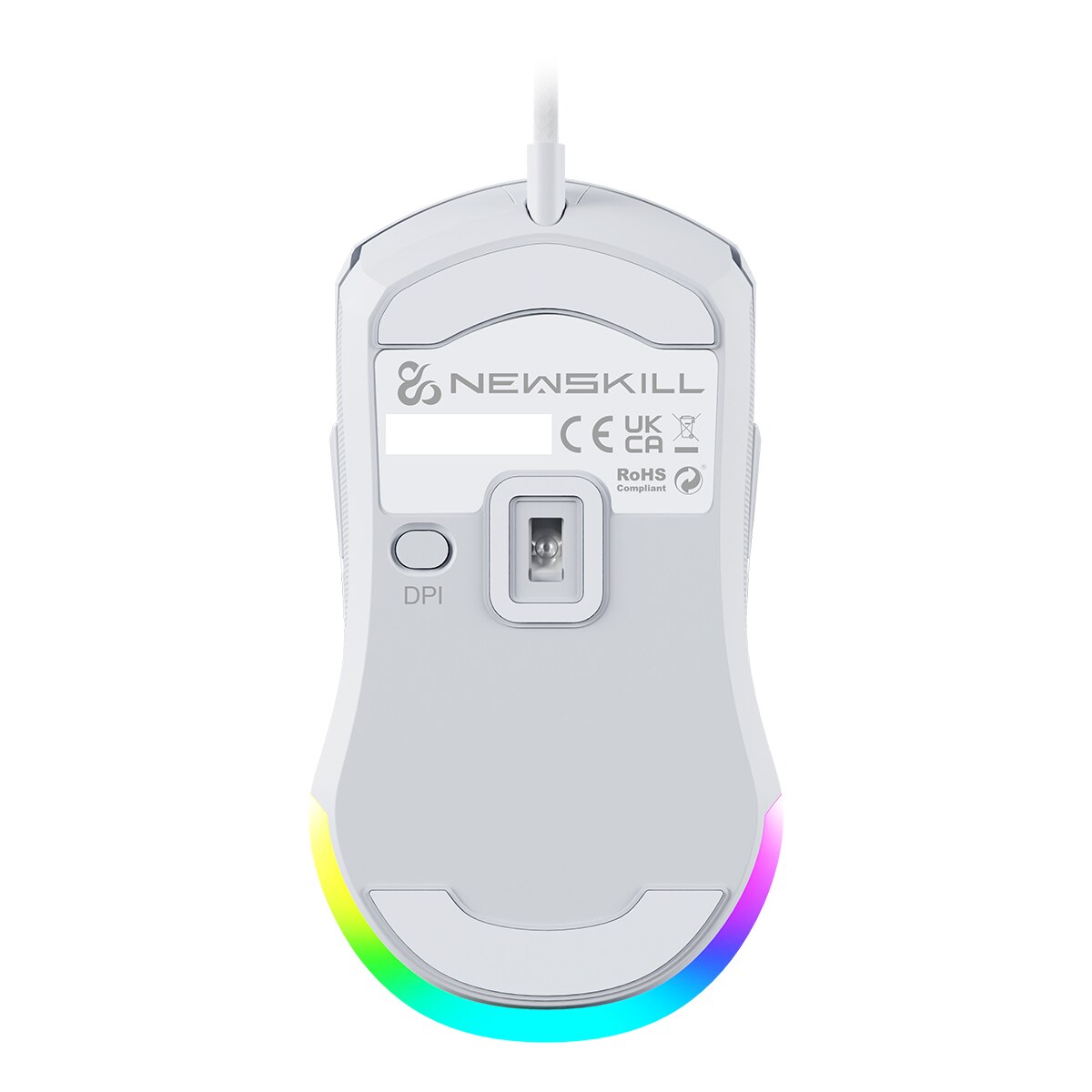 Ratón Gaming Newskill Chiron con cable 8000 dpi y 8 botones programables - Blanco Blanco-4