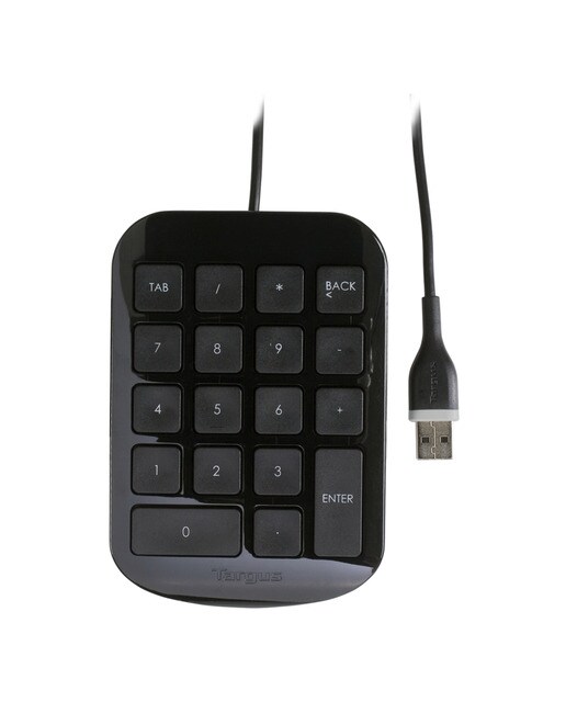 TARGUS - Teclado Numérico Targus negro y gris.