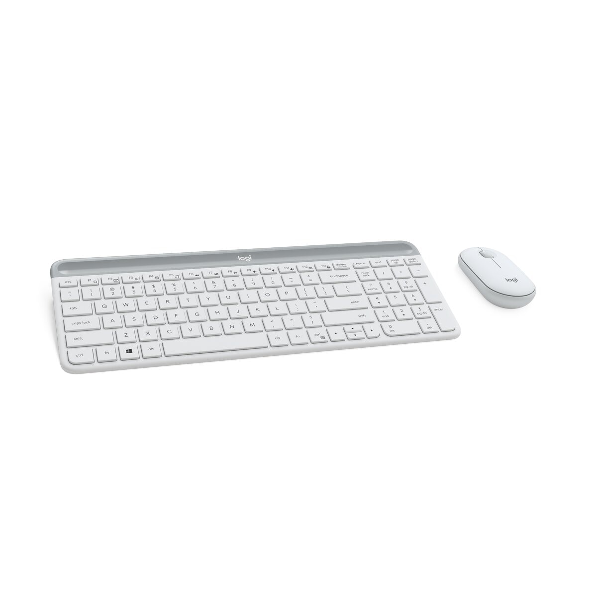 Teclado + ratón inalámbricos Logitech Slim Combo MK470 Blanco-4