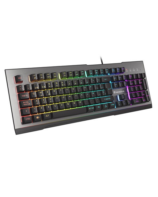 Teclado Gaming Genesis Rhod 500 RGB - Gris Gris-2