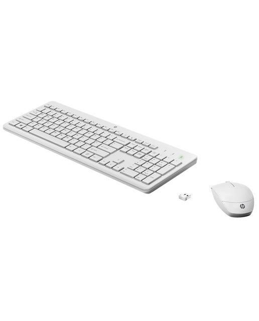 Combo de teclado + ratón inalámbricos HP 230 blanco Blanco-2