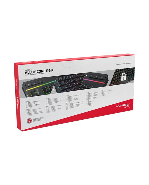 Teclado Gaming HyperX Alloy Core RGB Negro-4