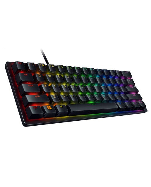 Teclado gaming con cable Razer Huntsman Mini, Swicht Rojo - Negro Negro-3