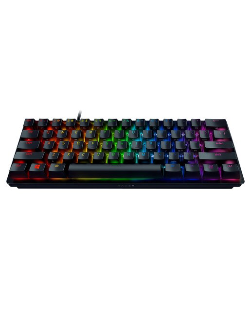 Teclado gaming con cable Razer Huntsman Mini, Swicht Rojo - Negro Negro-4