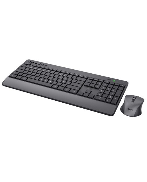 Teclado + Ratón inalámbricos Trust Trezo Negro-4