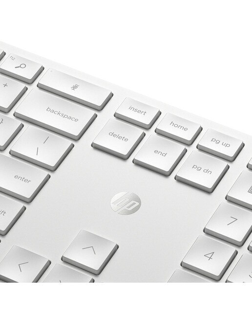 Combo de teclado + ratón inalámbricos HP 650 Blanco Blanco-3