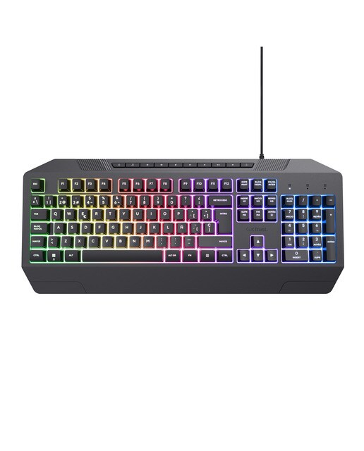 Teclado gaming con cable Trust GXT836 EVOCXT - Negro Negro-1