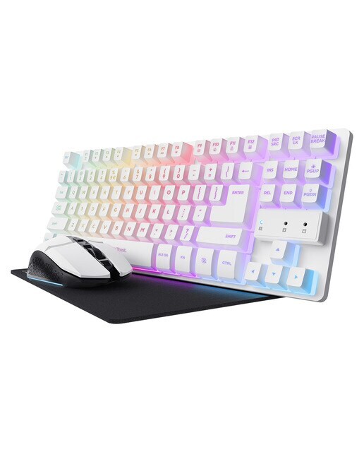 Pack 3 en 1 Gaming Trust GXT794 blanco