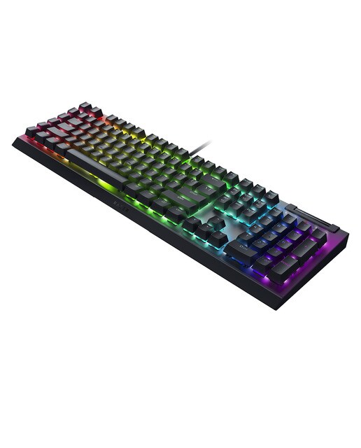 Teclado Gaming Razer BlackWidow V4 X con switches amarillos - Negro Negro-5
