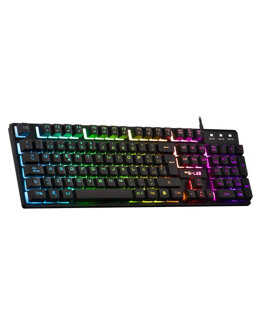 Teclado Gaming The G-Lab Keyz Caesium Negro-2