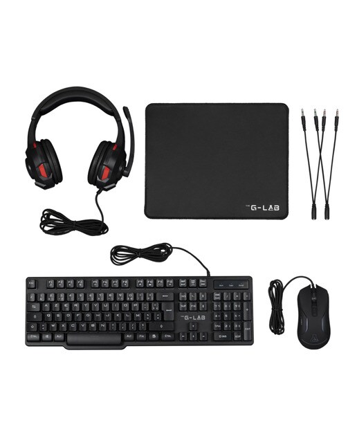 Imagen 0 de Combo Gaming The G-Lab Sulfur (4 en 1)