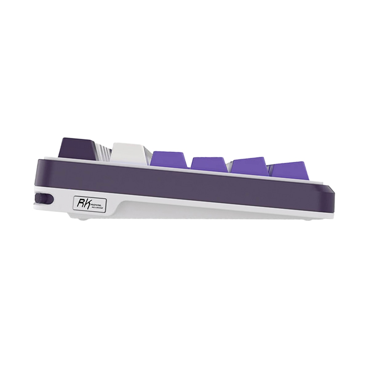 Teclado Gaming Royal Kludge RKS98 ISO-ES Hot-Swappable Switch Brown Wireless Blackberry Blanco / Morado-7
