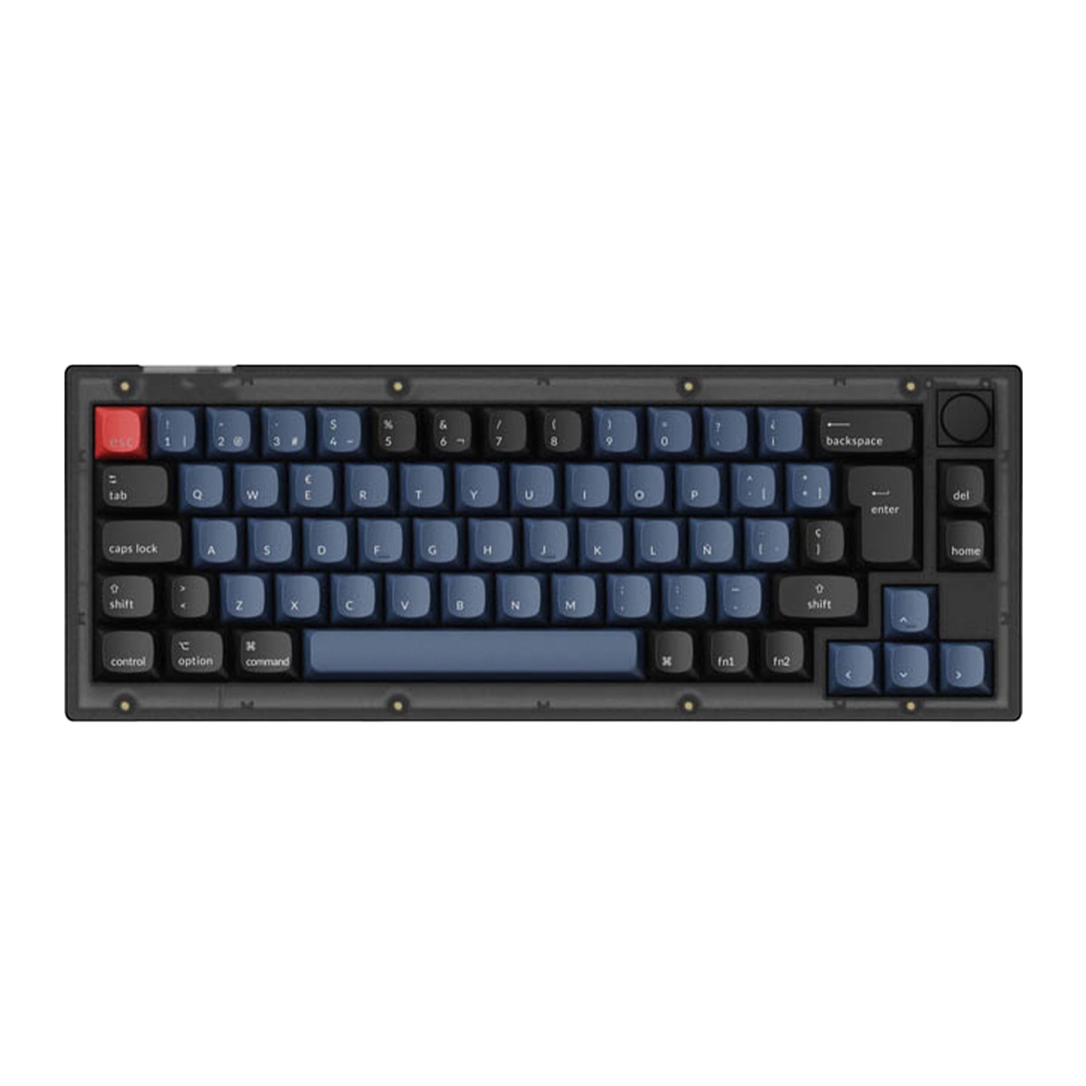 Teclado Gaming Keychron V2 ISO-ES RGB Hot-Swappable Switch K Pro Brown Negro-1