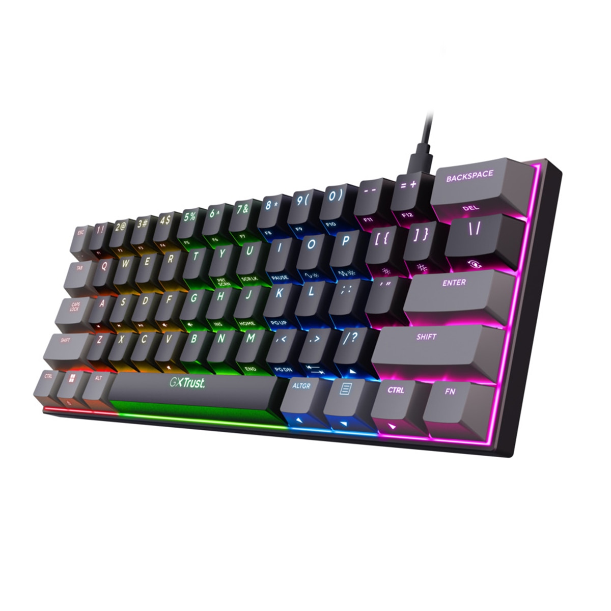 Teclado Gaming Trust GXT867 Acira Negro-3