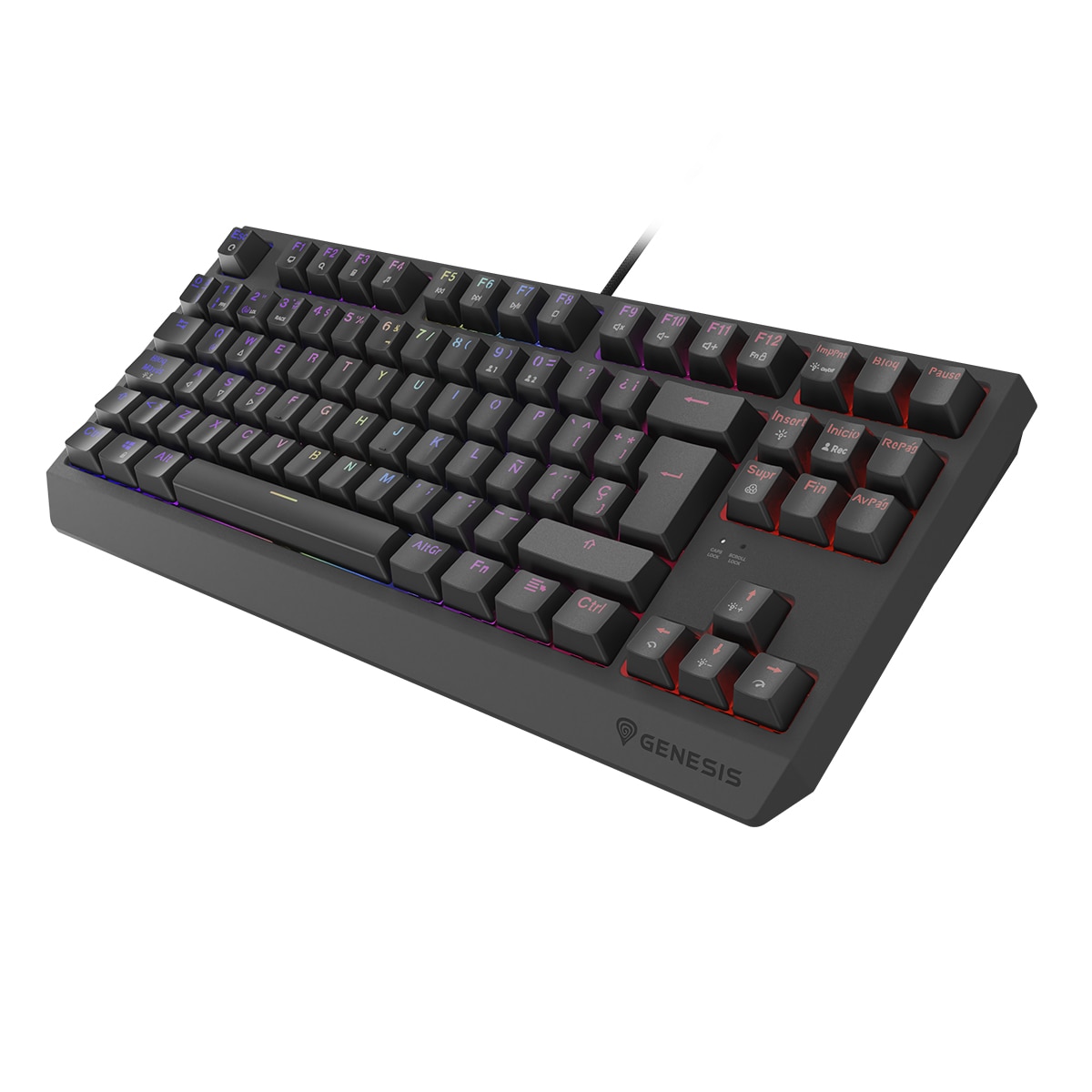 Teclado Gaming Genesis THOR 230 TKL RGB Mecánico Negro-3