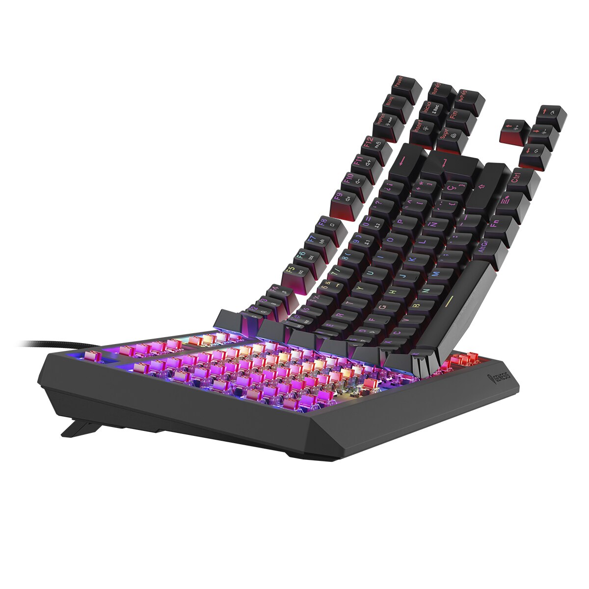Teclado Gaming Genesis THOR 230 TKL RGB Mecánico Negro-7