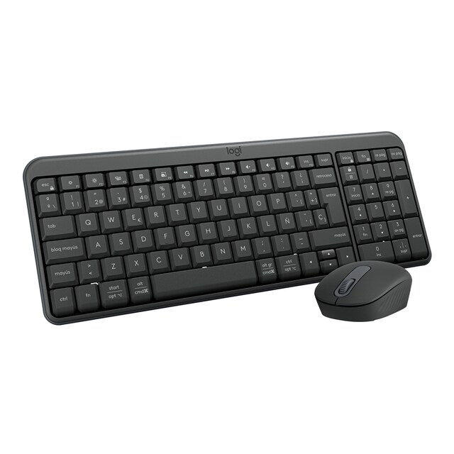 Imagen 0 de Combo de teclado y ratón inalámbricos Logitech MK 250 negro