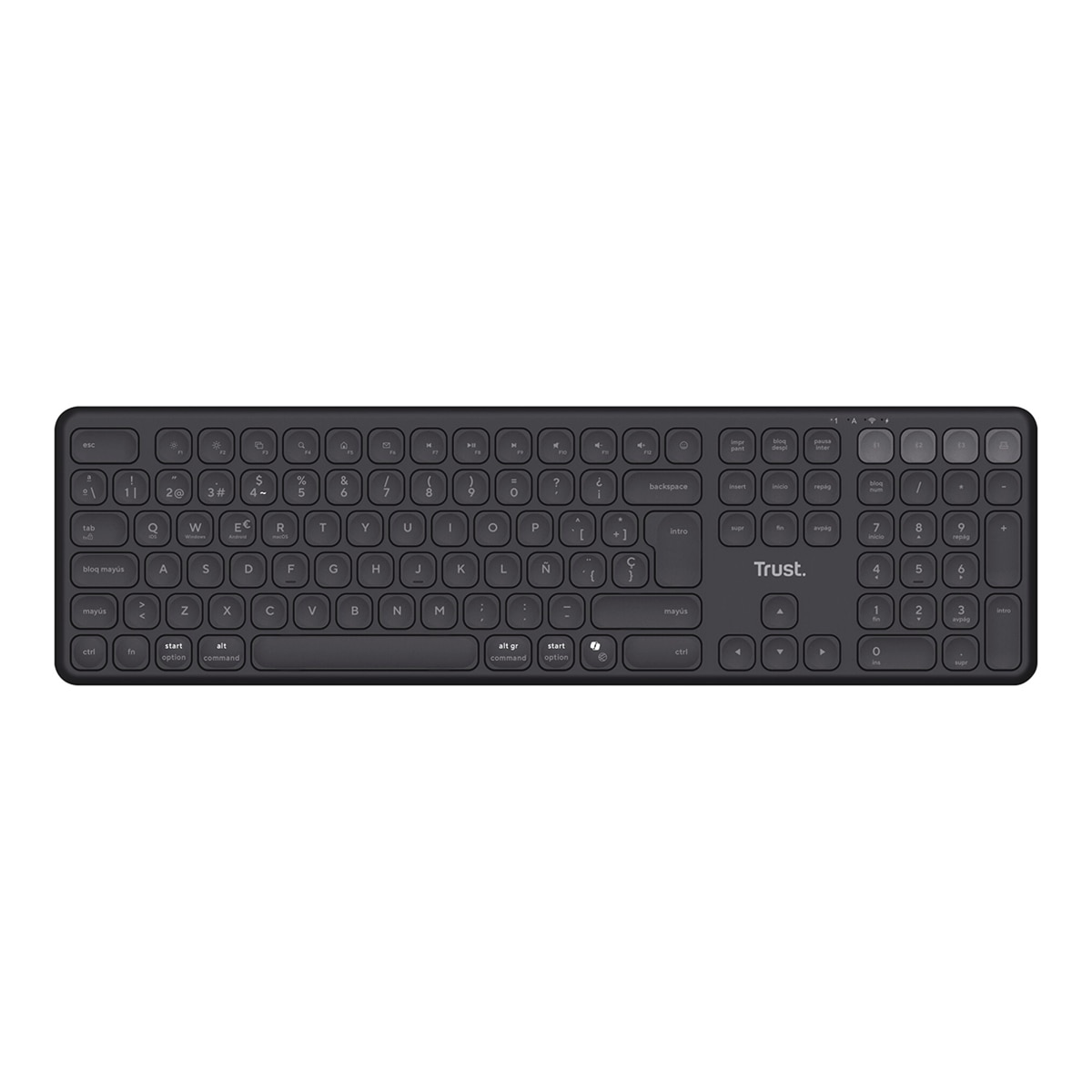 Imagen 0 de Teclado inalámbrico multidispositivo Trust Vaiya
