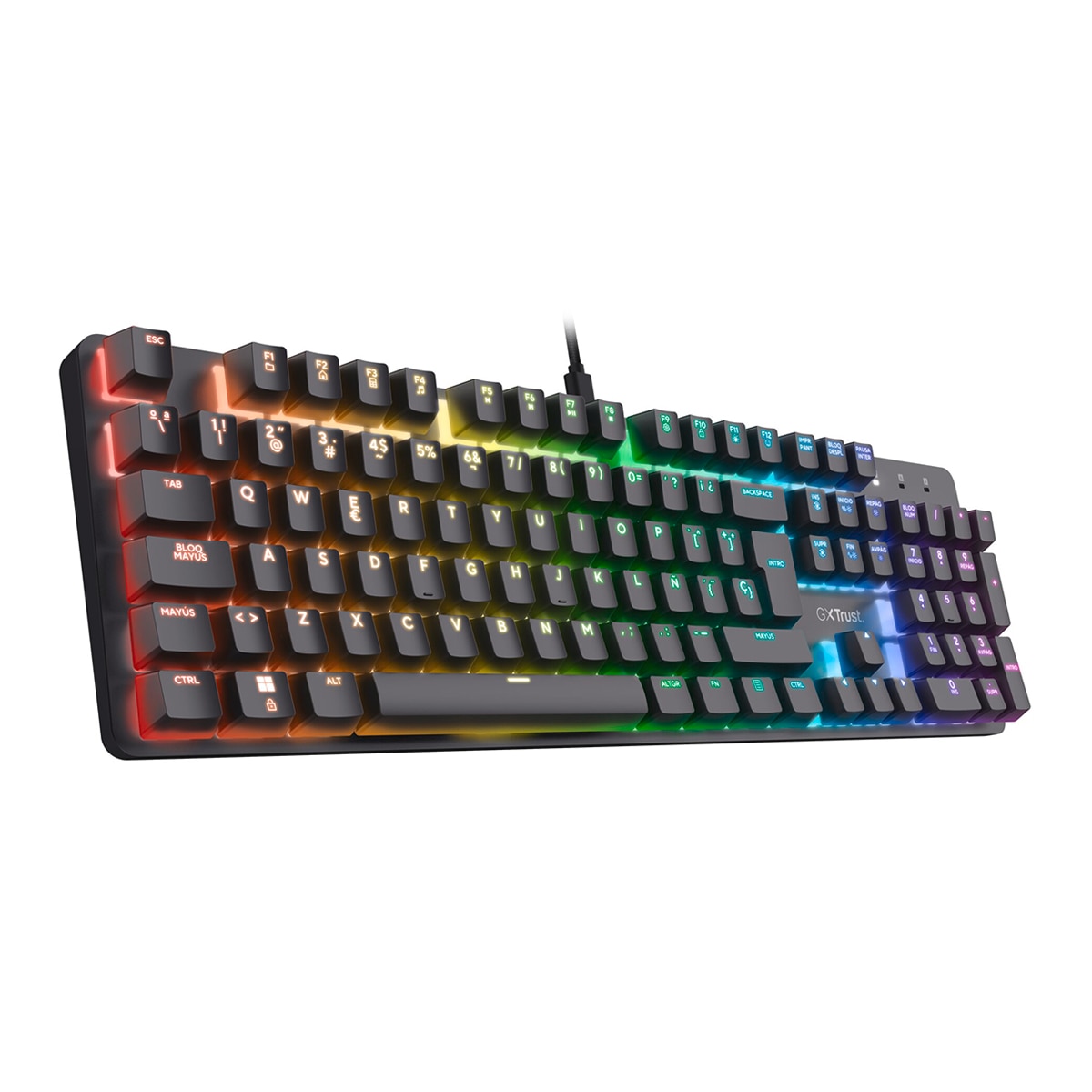 Teclado mecánico Gaming Trust GXT 871 Zora Negro-2