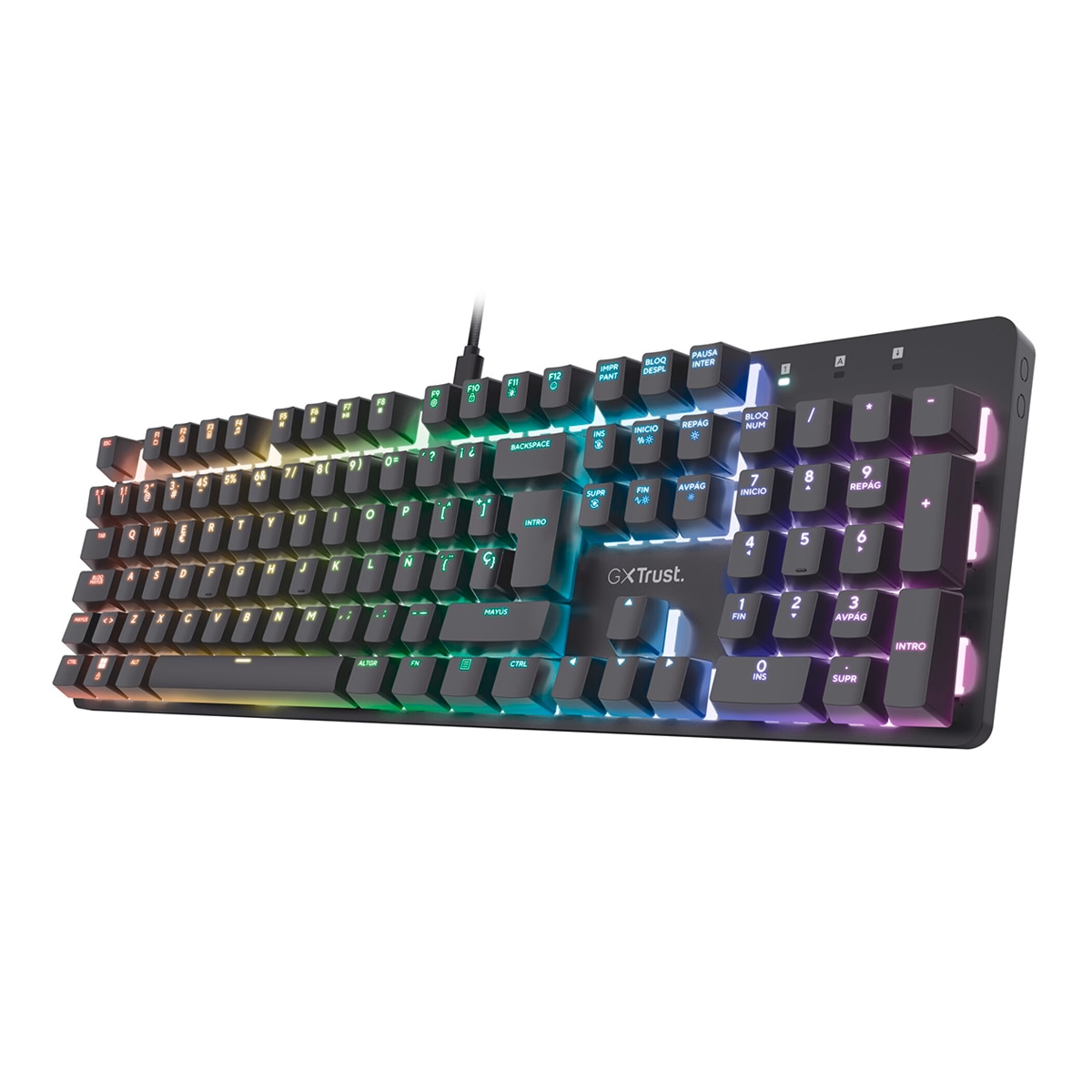 Teclado mecánico Gaming Trust GXT 871 Zora Negro-4