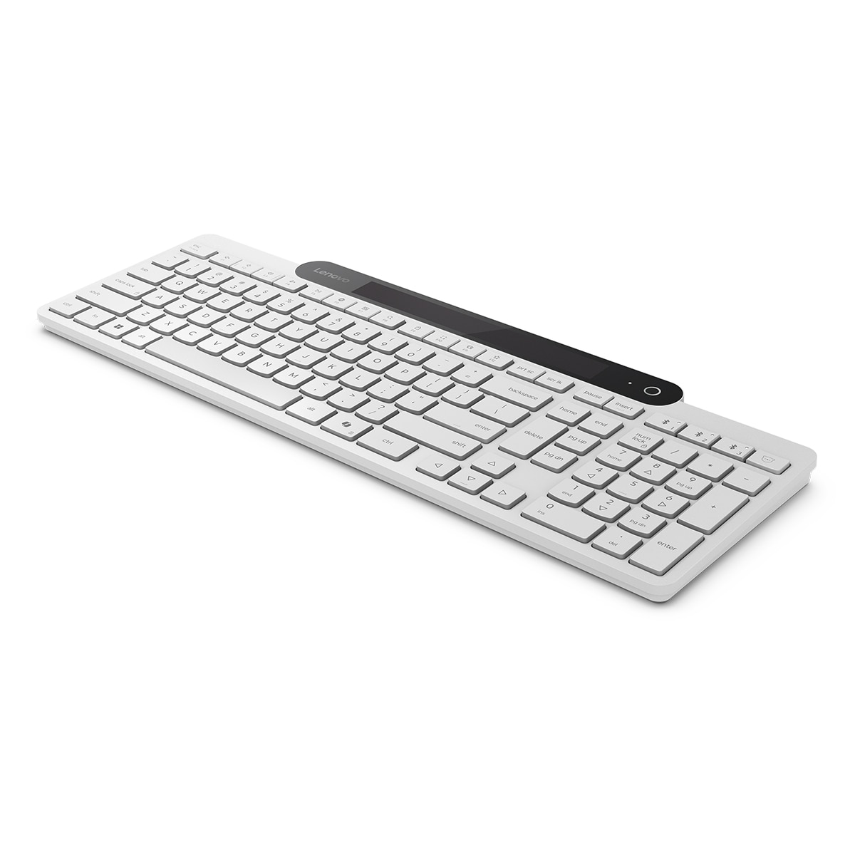 Teclado Lenovo 800 Bluetooth autocargable Blanco-4