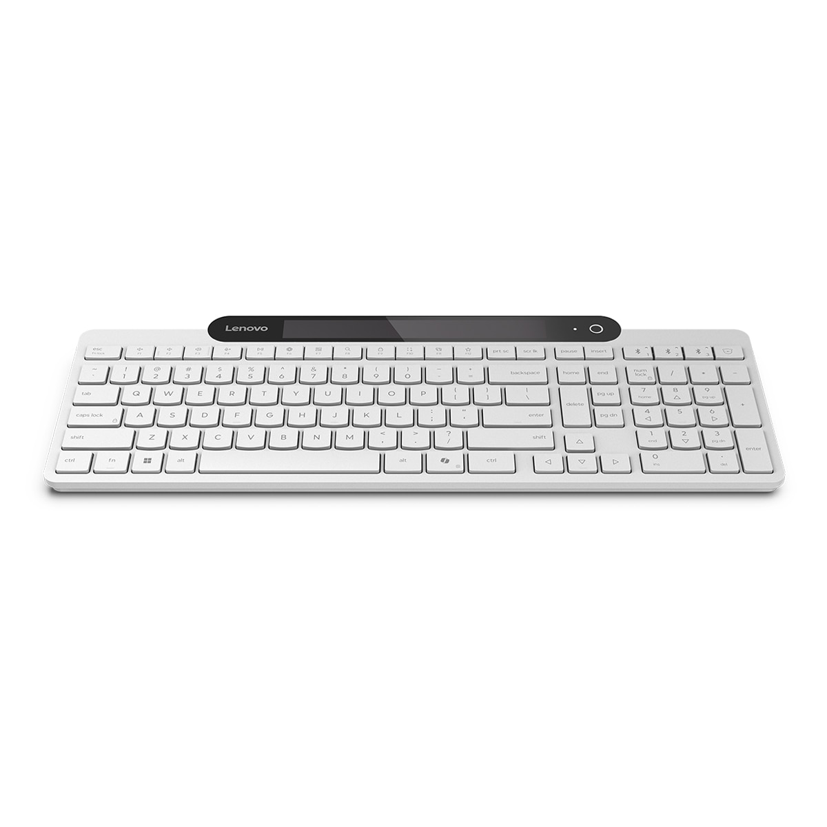 Teclado Lenovo 800 Bluetooth autocargable Blanco-6