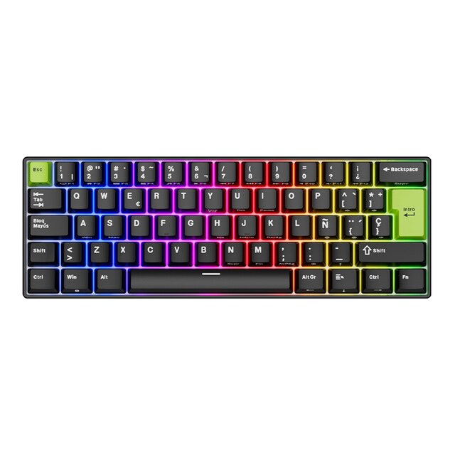 Imagen 0 de Teclado Royal Kludge RKC61 Hall Effect Magnetic Mint Switch Negro