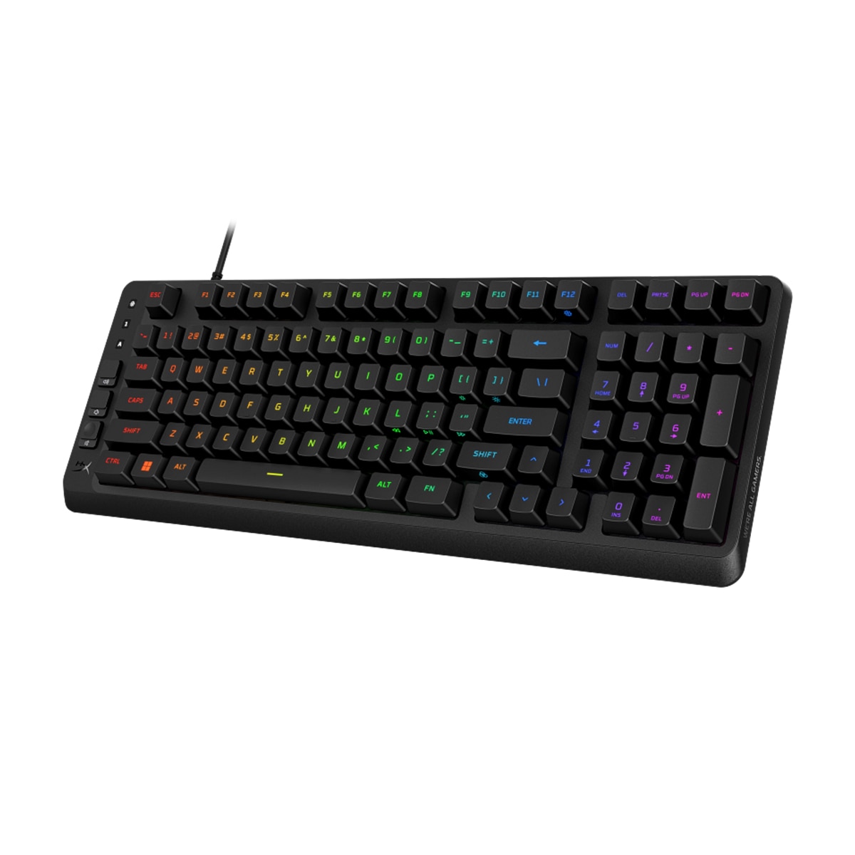 Teclado Gaming Hyper X Eve 1800 - Negro Negro-4
