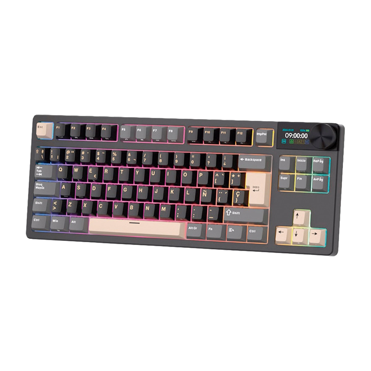 Teclado Royal Kludge RKS85 ISO-ES Hot-Swappable Switch Cloud Phantom-3