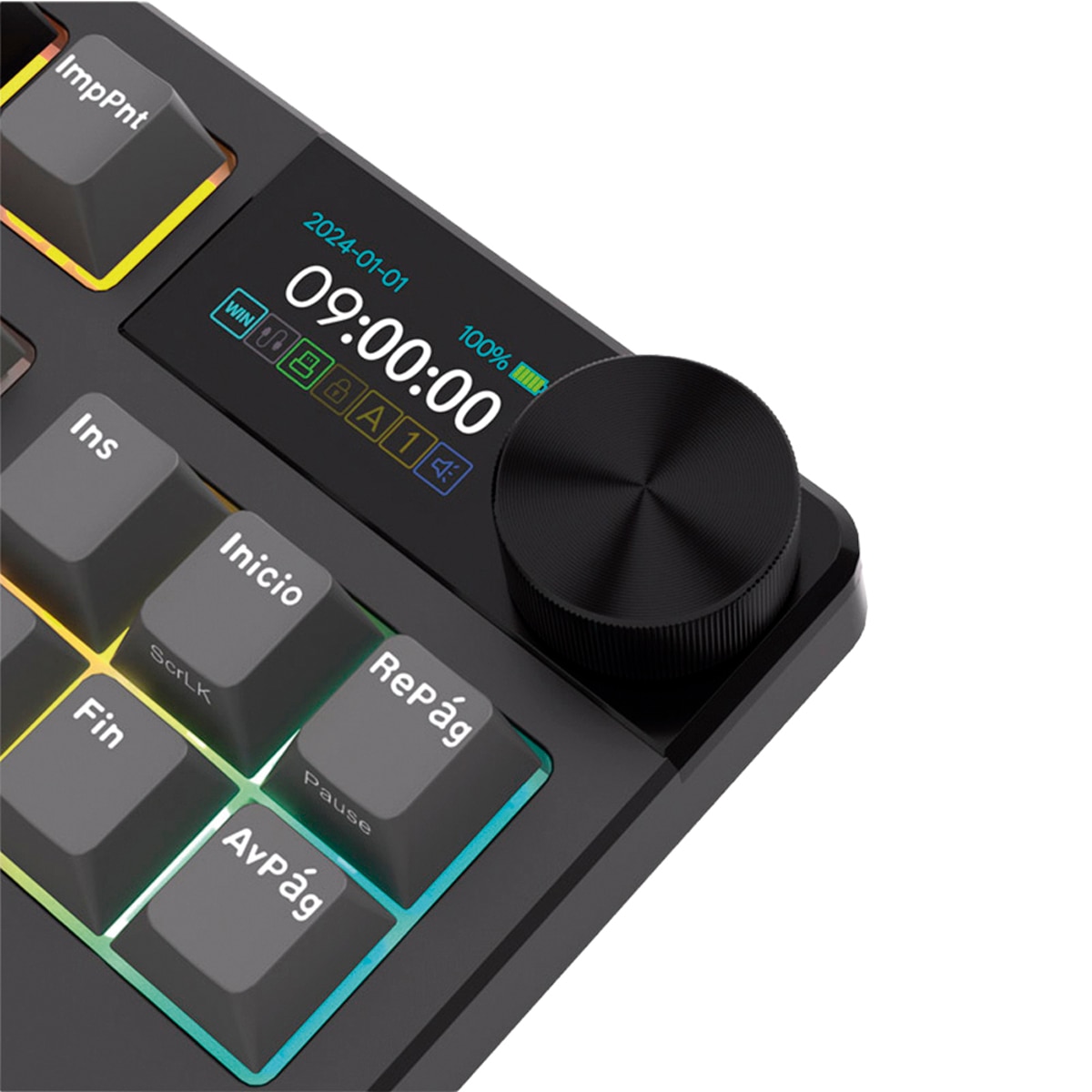 Teclado Royal Kludge RKS85 ISO-ES Hot-Swappable Switch Cloud Phantom-4