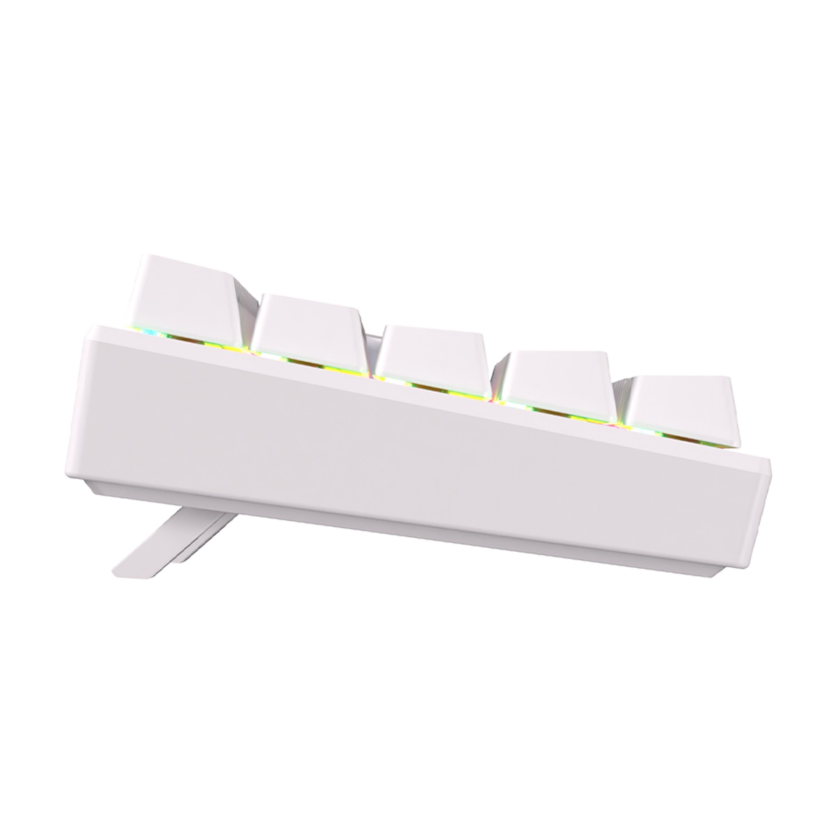 Teclado Gaming Newskill Pyros V2 inalámbrico mecánico 60% ultra-compacto - Blanco Blanco-4