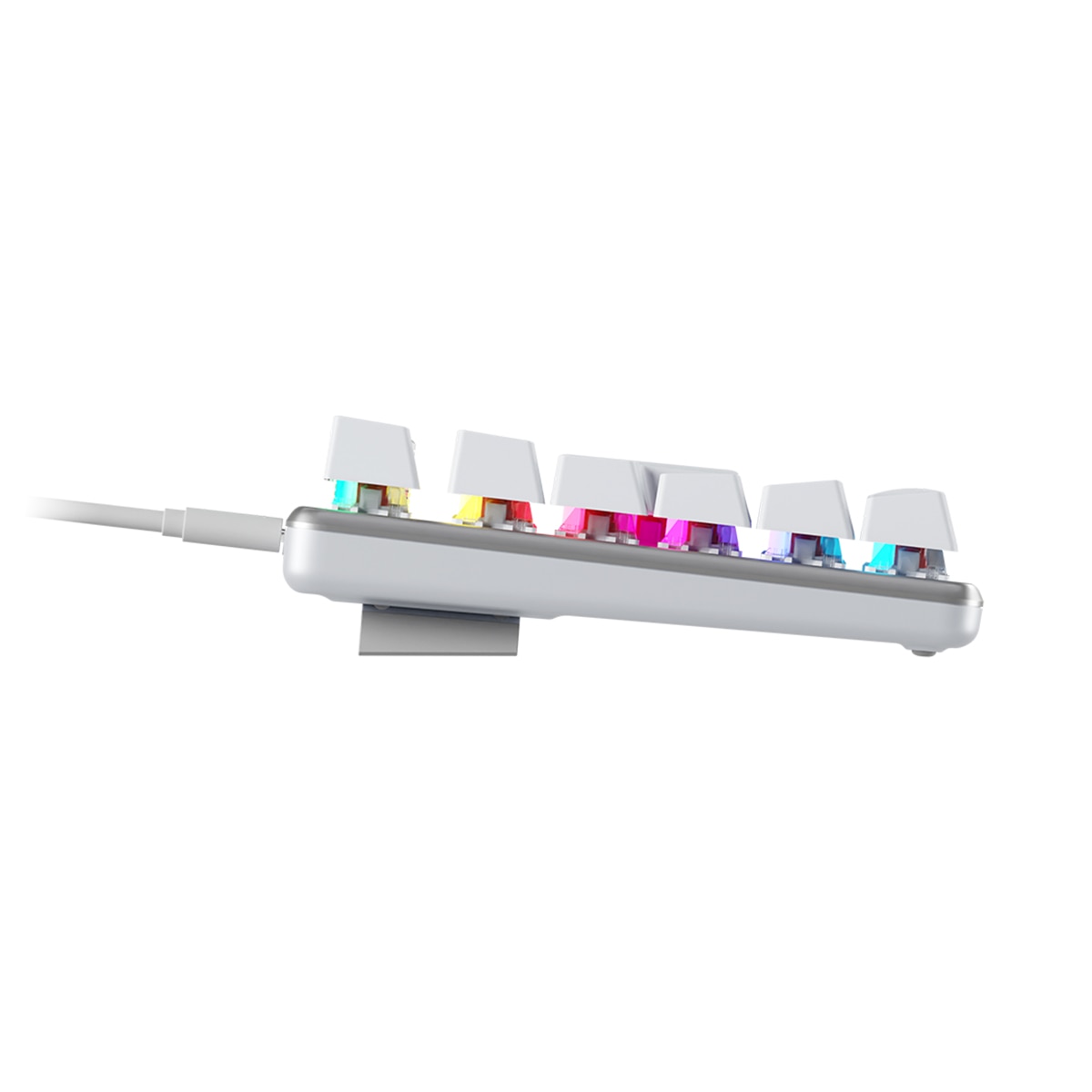 Teclado Gaming Newskill Serike V2 TKL mecánico hotswap con chasis de aluminio - Blanco Blanco-7