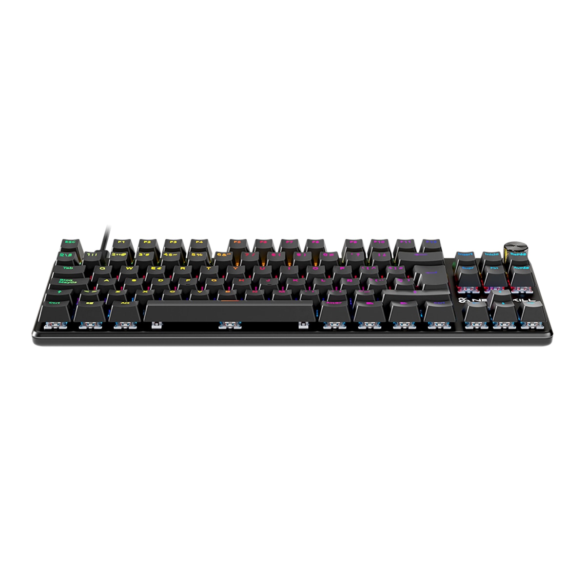 Teclado Gaming Newskill Serike V2 TKL mecánico hotswap con chasis de aluminio - Negro Negro-2