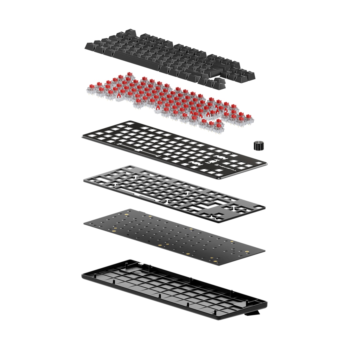 Teclado Gaming Newskill Serike V2 TKL mecánico hotswap con chasis de aluminio - Negro Negro-4