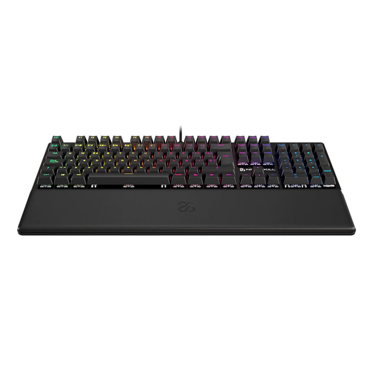 Teclado Gaming Newskill Serike V2 mecánico hotswap con chasis de aluminio y reposabrazos - Negro Negro-8