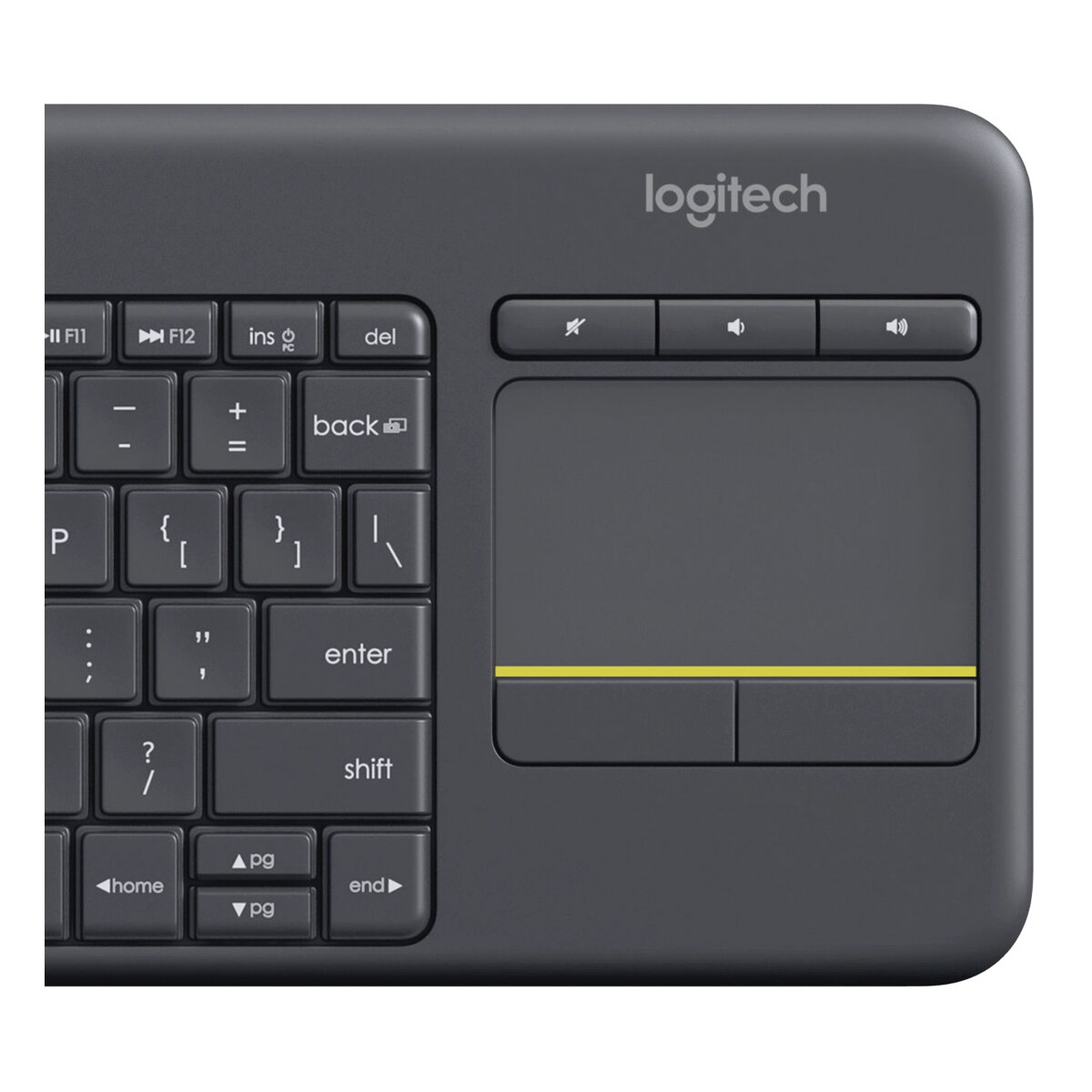 Teclado Smart TV Logitech K400 Plus Inalámbrico Negro 4