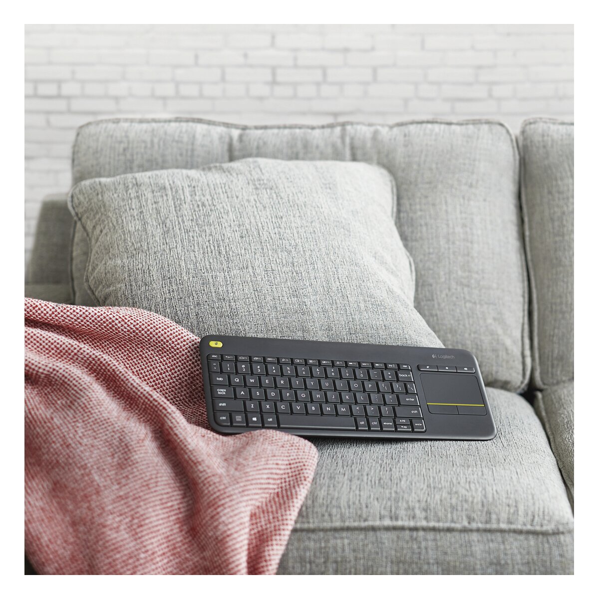 Teclado Smart TV Logitech K400 Plus Inalámbrico Negro 6