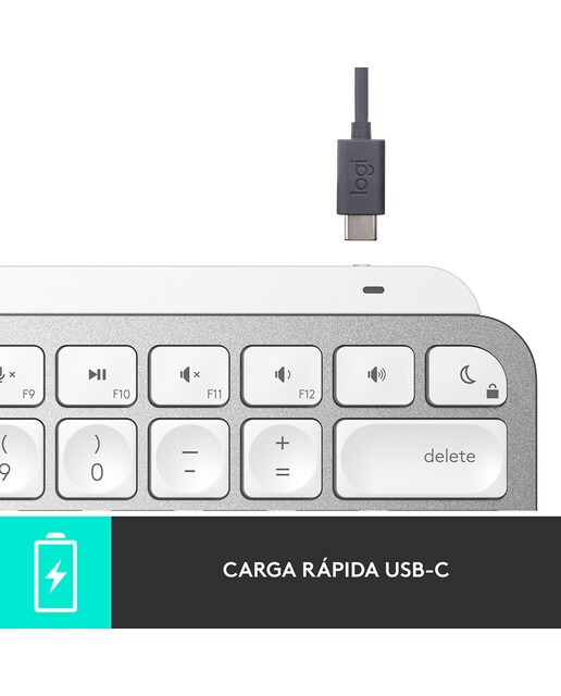 Teclado inalámbrico Logitech MX Keys Mini para Mac Gris pálido - Gris claro Gris claro-6