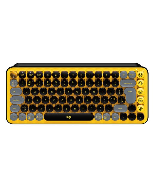 Imagen 1 de Teclado inalámbrico Logitech POP KEYS Blast - Amarillo Amarillo