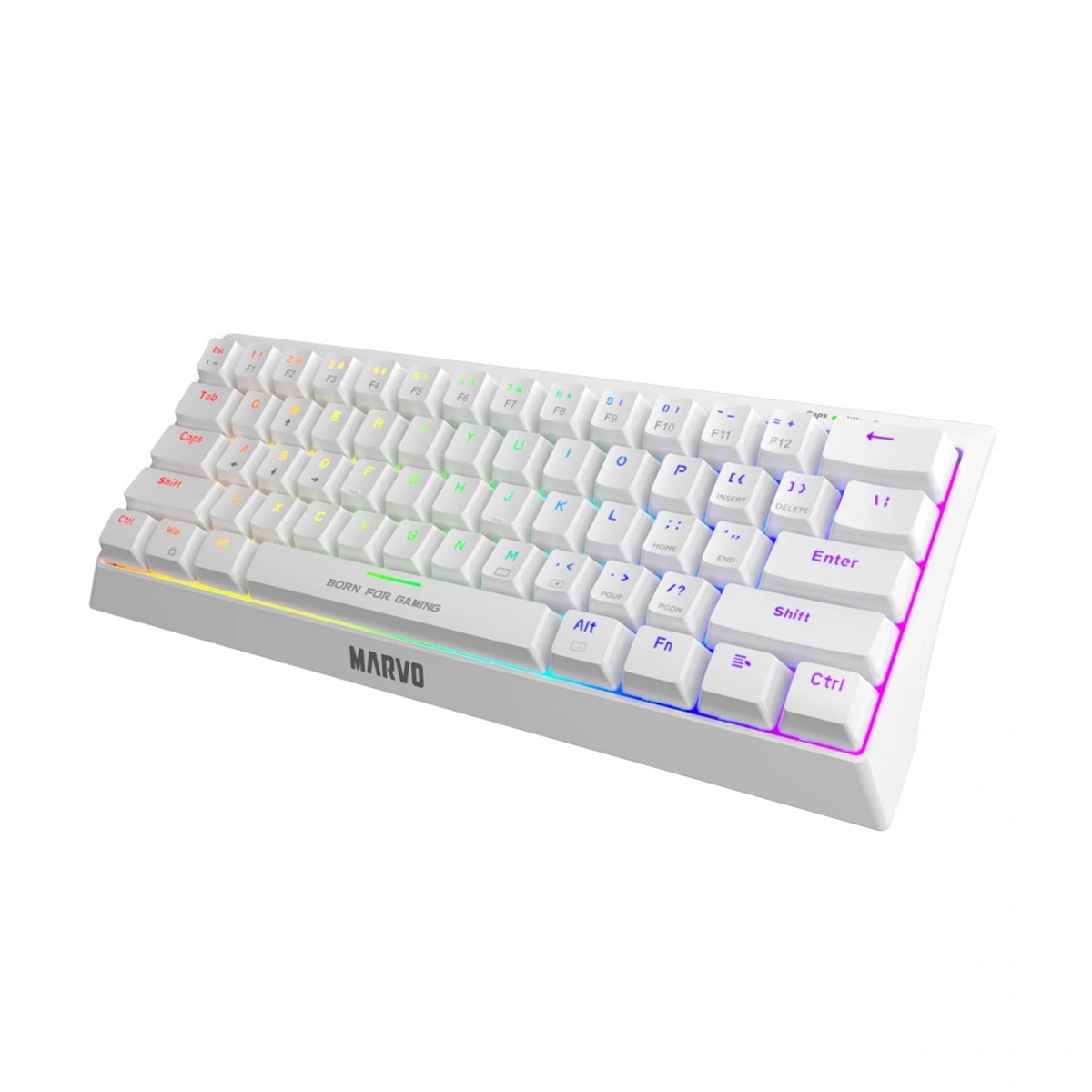 Teclado Gaming Marvo MA-KG962 SP-B Blanco-2