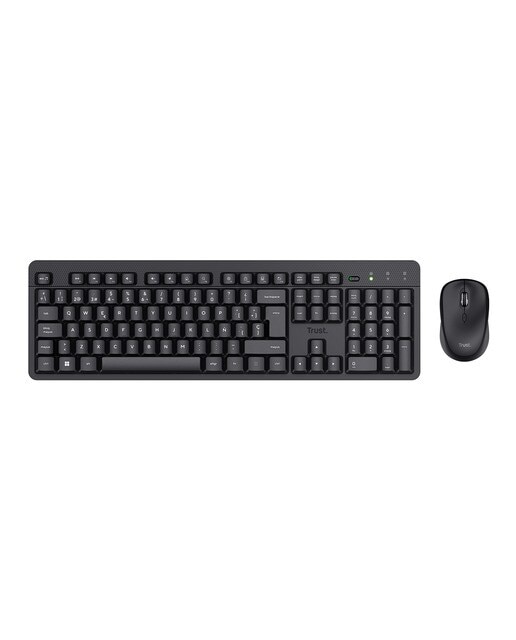 Combo Teclado+Ratón Trust Ody II - Negro Negro-2