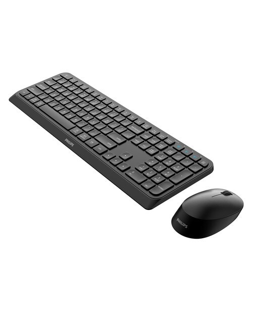 Combo ratón y teclado inalámbricos Philips SPT6407B - Negro Negro-2