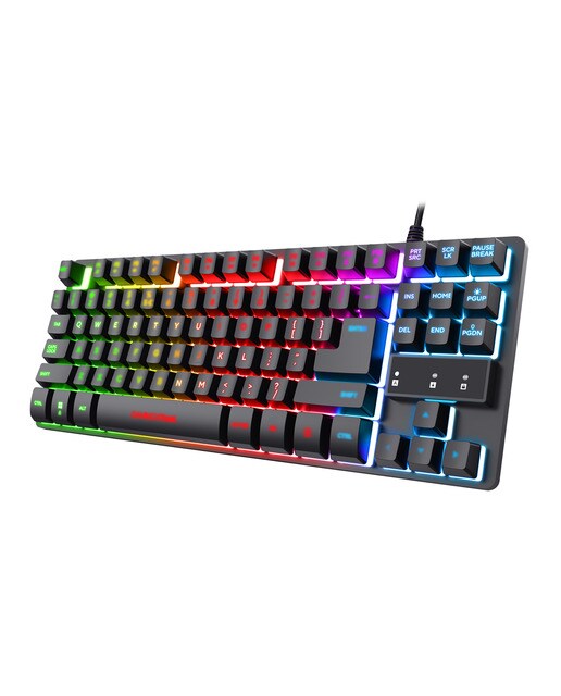 Pack Gaming Trust GXT780 teclado, ratón, auriculares y alfombrilla - Negro Negro-5