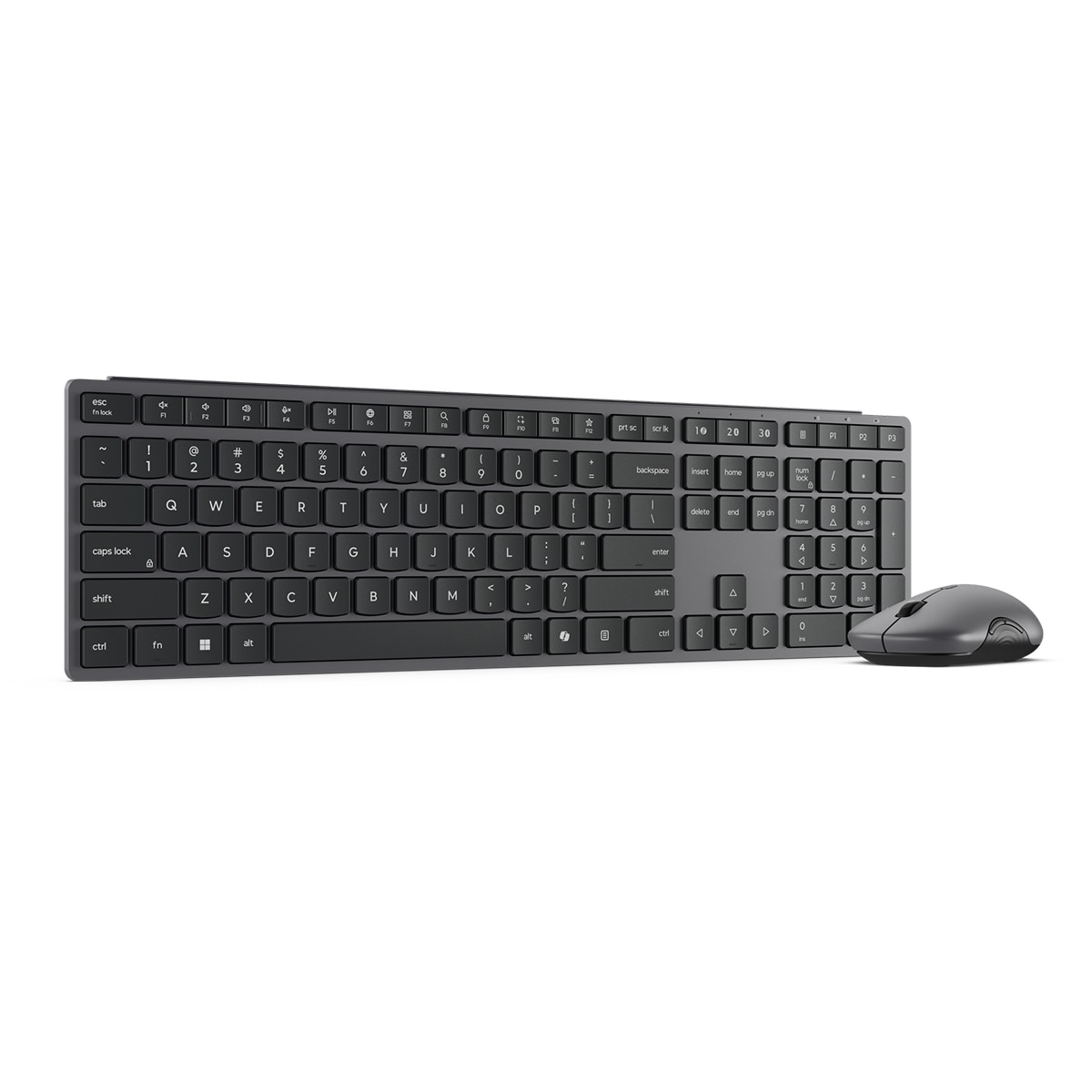 Combo de teclado y ratón inalámbricos Lenovo Modern 700 Gris Lunar-2
