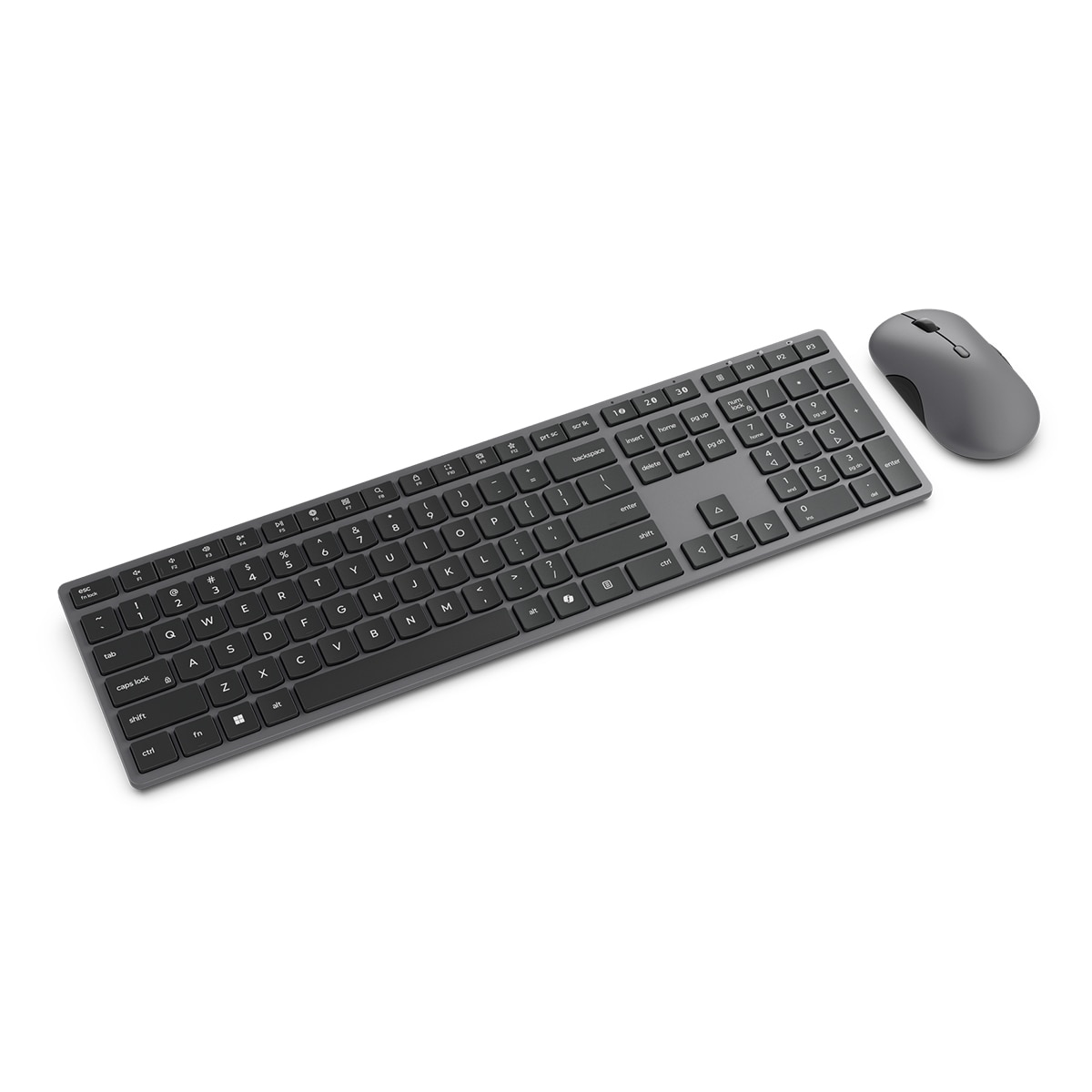 Combo de teclado y ratón inalámbricos Lenovo Modern 700 Gris Lunar-3