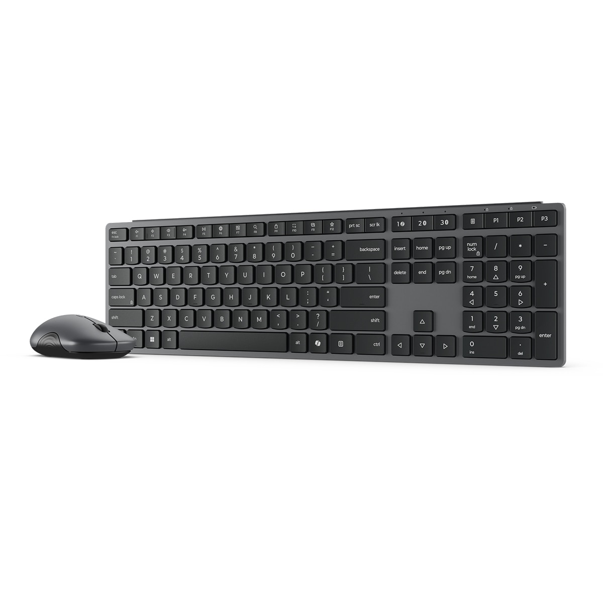 Combo de teclado y ratón inalámbricos Lenovo Modern 700 Gris Lunar-4