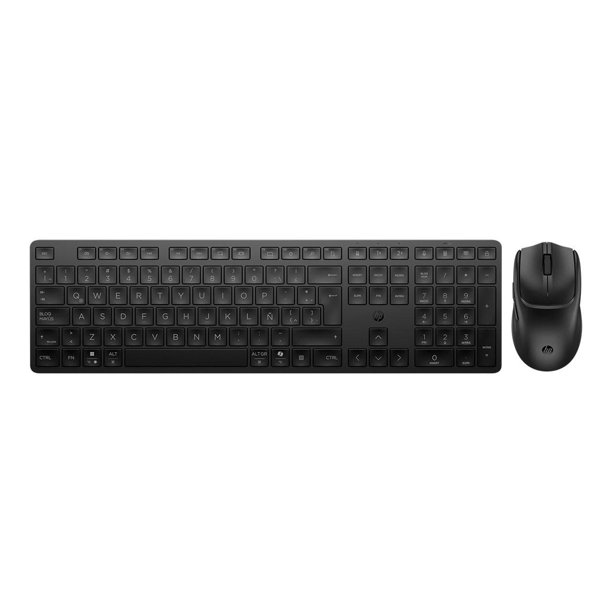 Imagen 0 de Combo de teclado y ratón inalámbricos HP 490C Negro